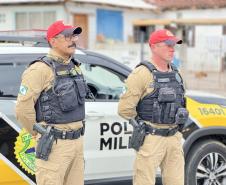 Para assegurar que a prova ocorresse com tranquilidade, a PMPR mobilizou efetivo de diferentes unidades