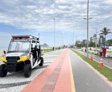 Para assegurar que a prova ocorresse com tranquilidade, a PMPR mobilizou efetivo de diferentes unidades