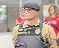 Para assegurar que a prova ocorresse com tranquilidade, a PMPR mobilizou efetivo de diferentes unidades