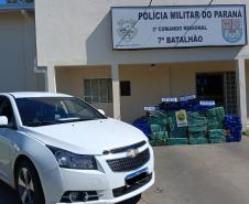 Polícia Militar do Paraná apreende 470 quilos de maconha em rodovia estadual da região Noroeste