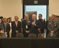 O evento reuniu autoridades da segurança pública de todo o país