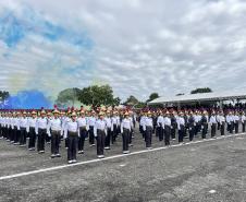Polícia Militar do Paraná realiza solenidade de entrega do Espadim Tiradentes na Academia do Guatupê
