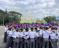 Polícia Militar do Paraná realiza solenidade de entrega do Espadim Tiradentes na Academia do Guatupê