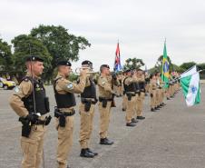 Polícia Militar do Paraná realiza solenidade alusiva a Tiradentes na Academia do Guatupê