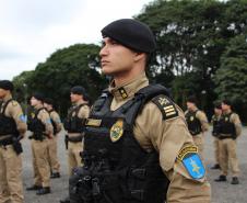 Polícia Militar do Paraná realiza solenidade alusiva a Tiradentes na Academia do Guatupê
