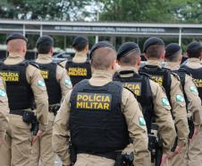 Polícia Militar do Paraná realiza solenidade alusiva a Tiradentes na Academia do Guatupê