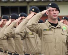 Polícia Militar do Paraná realiza solenidade alusiva a Tiradentes na Academia do Guatupê