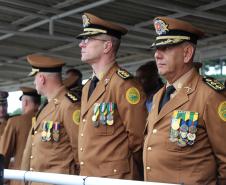 Polícia Militar do Paraná realiza solenidade alusiva a Tiradentes na Academia do Guatupê