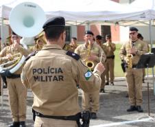 Polícia Militar do Paraná realiza solenidade alusiva a Tiradentes na Academia do Guatupê