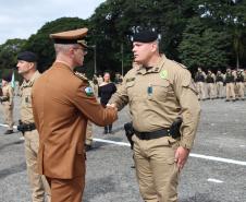 Polícia Militar do Paraná realiza solenidade alusiva a Tiradentes na Academia do Guatupê