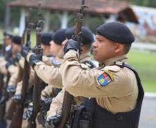 Polícia Militar do Paraná realiza solenidade de entrega do Espadim Tiradentes na Academia do Guatupê