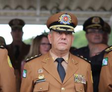 Polícia Militar do Paraná realiza solenidade de entrega do Espadim Tiradentes na Academia do Guatupê