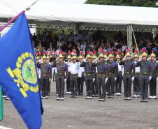 Polícia Militar do Paraná realiza solenidade de entrega do Espadim Tiradentes na Academia do Guatupê