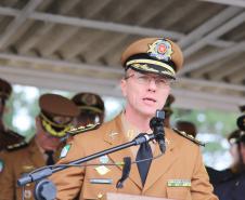 Polícia Militar do Paraná realiza solenidade de entrega do Espadim Tiradentes na Academia do Guatupê