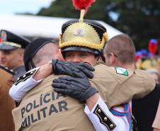 Polícia Militar do Paraná realiza solenidade de entrega do Espadim Tiradentes na Academia do Guatupê
