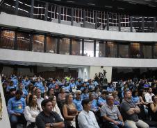 Durante a solenidade, a PMPR e a Banda da Polícia Militar do Paraná receberam reconhecimento pelo trabalho desenvolvido 