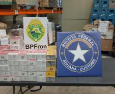 Polícia Militar do Paraná realiza apreensão milionária de mercadorias na região oeste do estado