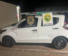 Polícia Militar do Paraná prende um homem que carregava 75 quilos de maconha em seu veículo
