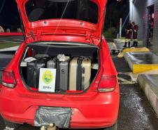 Polícia Militar do Paraná apreende mais de 100 quilos de maconha em rodovia estadual de Sertanópolis
