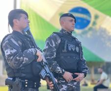 Atuação conta com drones, cães e helicópteros para ampliar a presença policial