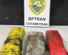 BPTran apreende 3,7 Kg de entorpecente após denúncia
