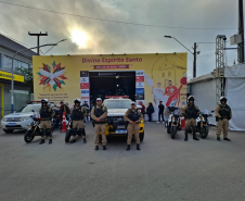BPTran reforça segurança no litoral, durante festa do Divino Espírito Santo