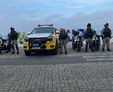 BPTran reforça segurança no litoral, durante festa do Divino Espírito Santo