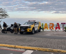 BPTran reforça segurança no litoral, durante festa do Divino Espírito Santo