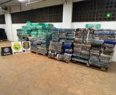 Polícia Militar do Paraná apreende mais de quatro toneladas de maconha em Santa Helena