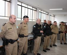 Diretoria de Gestão de Pessoas da PMPR apresenta novo brasão em solenidade no Quartel do Comando-Geral