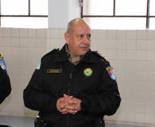 Diretoria de Gestão de Pessoas da PMPR apresenta novo brasão em solenidade no Quartel do Comando-Geral