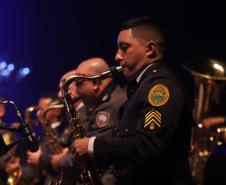 Com o tema “Vozes”, o espetáculo trouxe ao palco uma coletânea musical que revisita a trajetória da banda