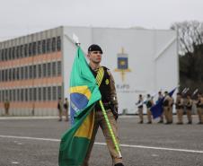 A cerimônia foi marcada por atos simbólicos de homenagem à história e à missão da corporação