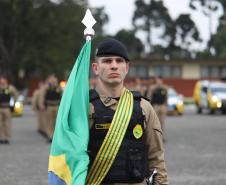 A cerimônia foi marcada por atos simbólicos de homenagem à história e à missão da corporação
