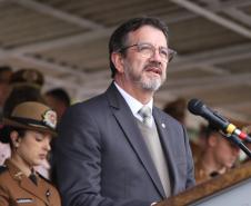 A cerimônia foi marcada por atos simbólicos de homenagem à história e à missão da corporação