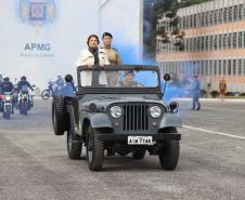 A cerimônia foi marcada por atos simbólicos de homenagem à história e à missão da corporação