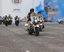 A cerimônia foi marcada por atos simbólicos de homenagem à história e à missão da corporação