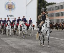 A cerimônia foi marcada por atos simbólicos de homenagem à história e à missão da corporação