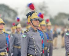 A cerimônia foi marcada por atos simbólicos de homenagem à história e à missão da corporação