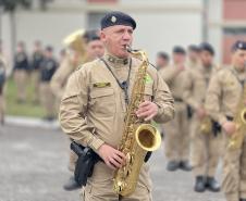 A cerimônia foi marcada por atos simbólicos de homenagem à história e à missão da corporação
