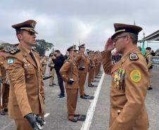 A cerimônia foi marcada por atos simbólicos de homenagem à história e à missão da corporação