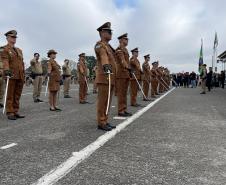A cerimônia foi marcada por atos simbólicos de homenagem à história e à missão da corporação