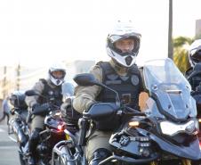A Polícia Militar participa de maneira estratégica, empregando seu efetivo e unidades especializadas