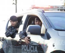A Polícia Militar participa de maneira estratégica, empregando seu efetivo e unidades especializadas