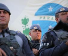 A Polícia Militar participa de maneira estratégica, mobilizando efetivo local e unidades especializadas 