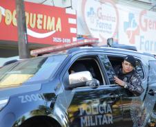 A Polícia Militar participa de maneira estratégica, mobilizando efetivo local e unidades especializadas 