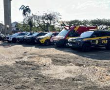 A Polícia Militar participa de maneira estratégica, empregando seu efetivo e unidades especializadas