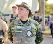 A Polícia Militar participa de maneira estratégica, empregando seu efetivo e unidades especializadas