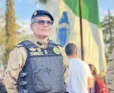 A Polícia Militar participa de maneira estratégica, empregando seu efetivo e unidades especializadas