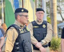 A Polícia Militar participa de maneira estratégica, empregando seu efetivo e unidades especializadas